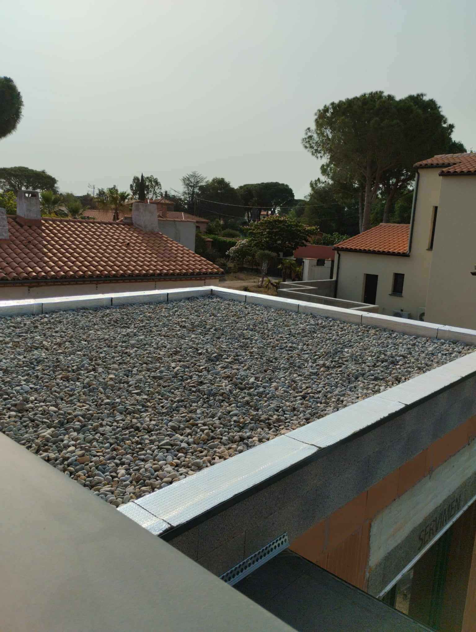 Etanchéité d'un toit terrasse inaccessible 